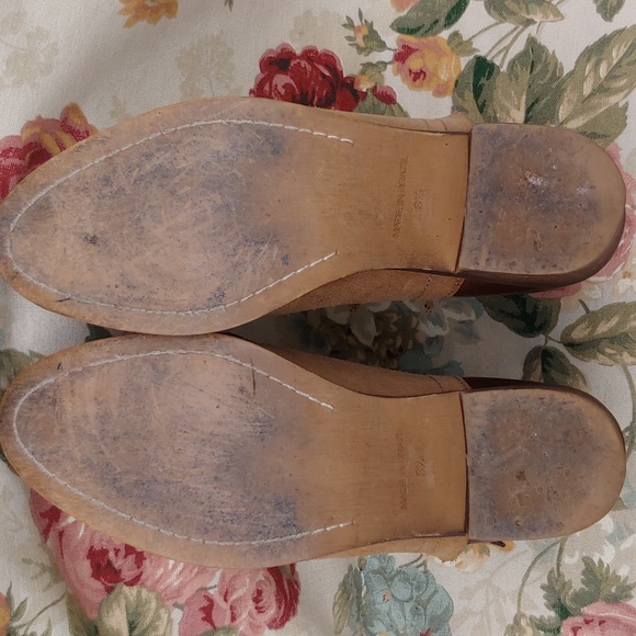 Madewell Low Chelsea Brown Leather and Tan Suede Ankle Boots Women's size 8.5 - Picture 16 of 17